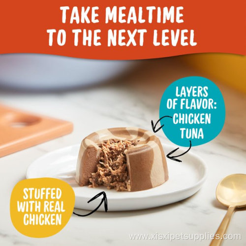 Mix Tasty Layers Swirled Paté Cat Food Chicken